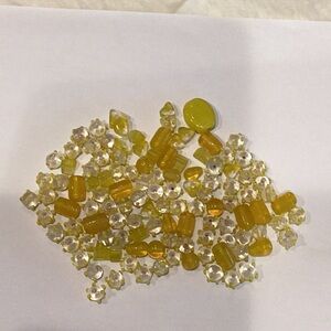 Parcel of Yellow Glass Beads